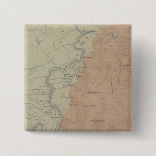 Shoshone Geyser Basin 15 Cm Square Badge