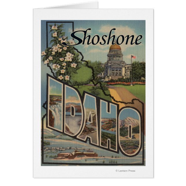 Shoshone, Idaho - Large Letter Scenes (Front)