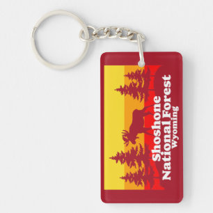Shoshone National Forest Wyoming Key Ring