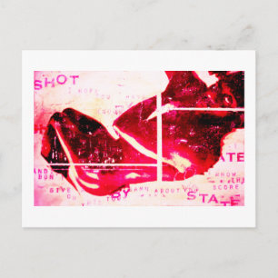 shot by state postcard
