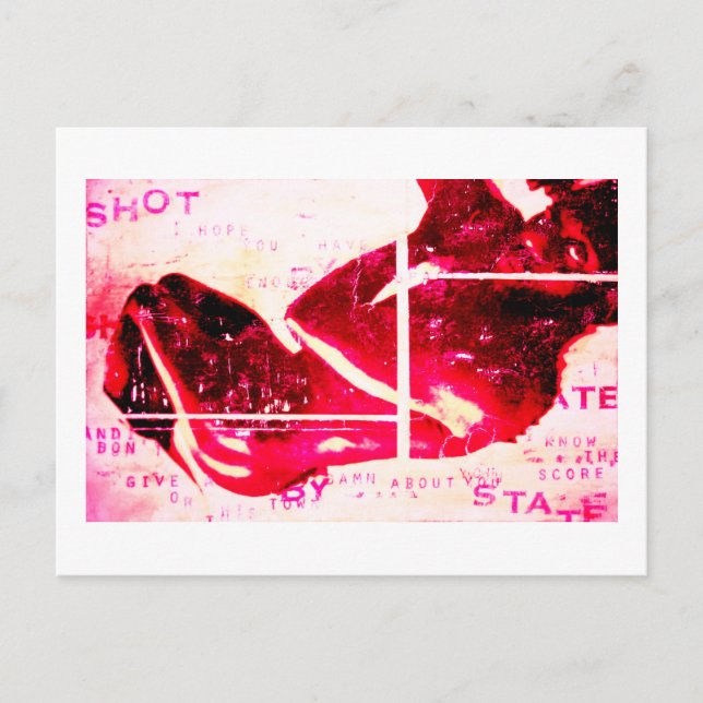shot by state postcard (Front)