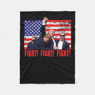 Shot Fight Fight Fight Fleece Blanket