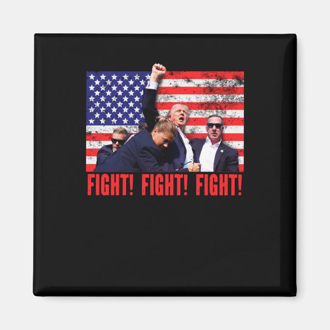 Shot Fight Fight Fight  Magnet (Front)