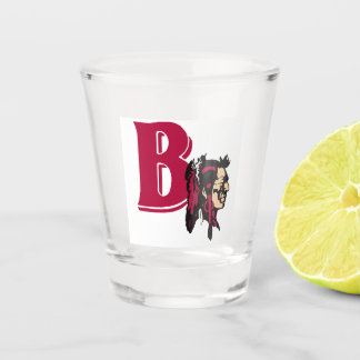 Shot Glass: Bethel Braves (00104) Shot Glass