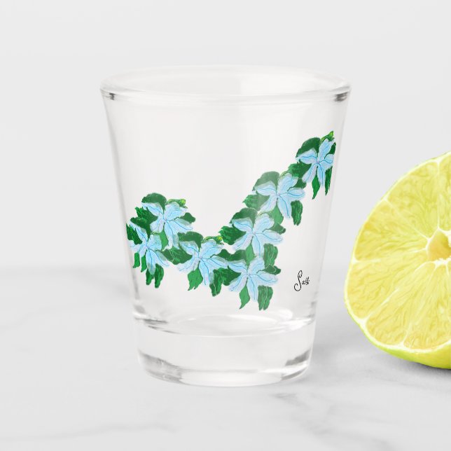 Shot glass : Fower Of Greece (Front)