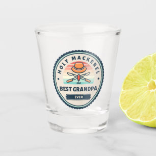 Shot Glass - Holy Mackerel! Best Grandpa Ever