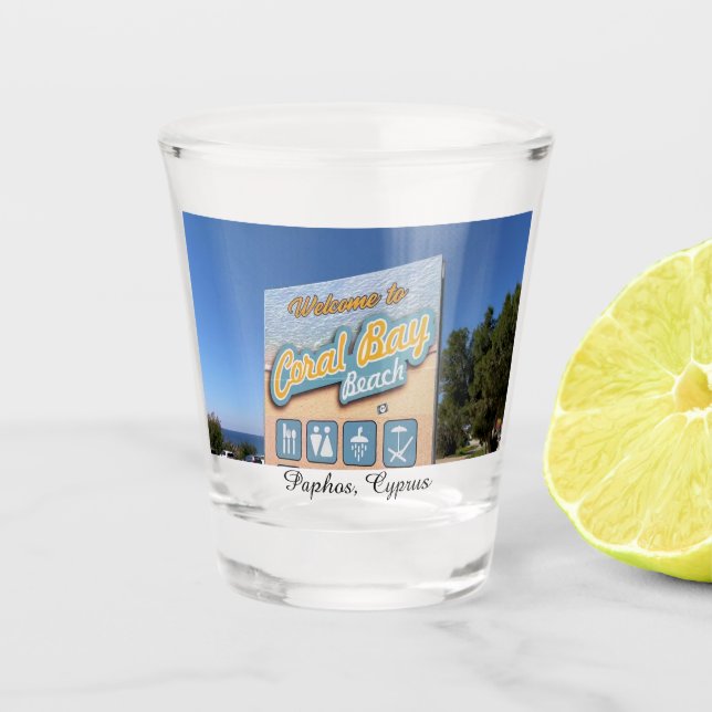 Shot Glass (Paphos, Cyprus) (Front)