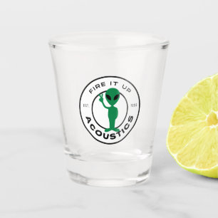 Shot Glass - Peace Alien