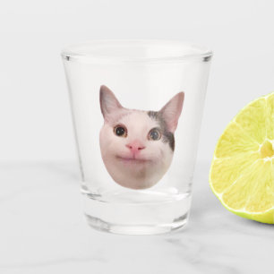Shot Glass Polite Cat Meme