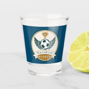 Shot Glass - Soccer - Personalised - Add Name