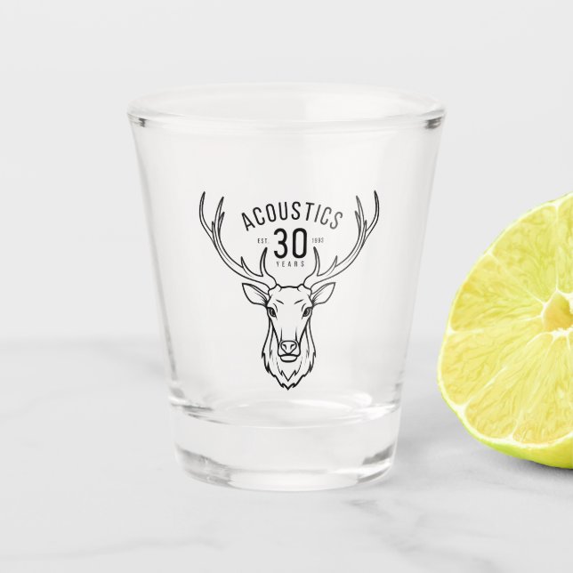 Shot glass - Stag 30 years (Front)