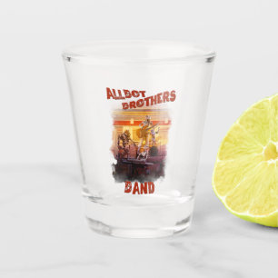 Shot glass with Allbot Brothers Band / BSR