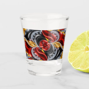 Shot glass with German Colours