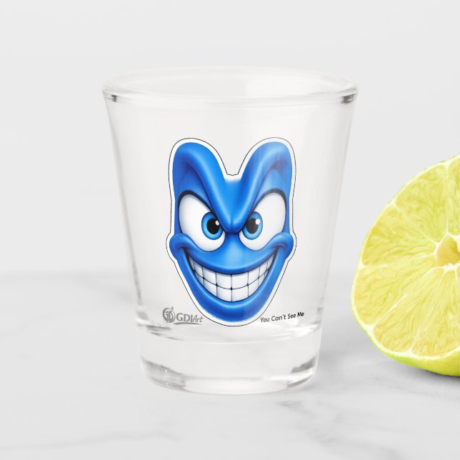 Shot Glass - You Can't See Me (Front)