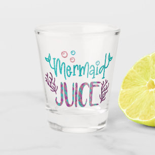 Shot Mermaid Juice Fun Glitter Scales Shot Glass