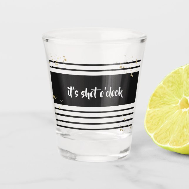 Shot O'Clock |  Shot Glass (Front)