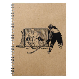 Shot On Net Hockey (female) Notebook