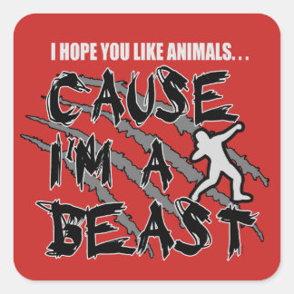 Shot Put Beast Thrower Stickers
