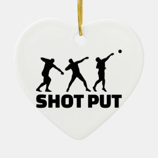 Shot put ceramic tree decoration