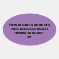 Shot put discus throw princess stickers
