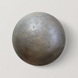 shot put implement 6 cm round badge