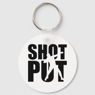 Shot put key ring