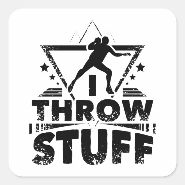 Shot Put Square Sticker (Front)