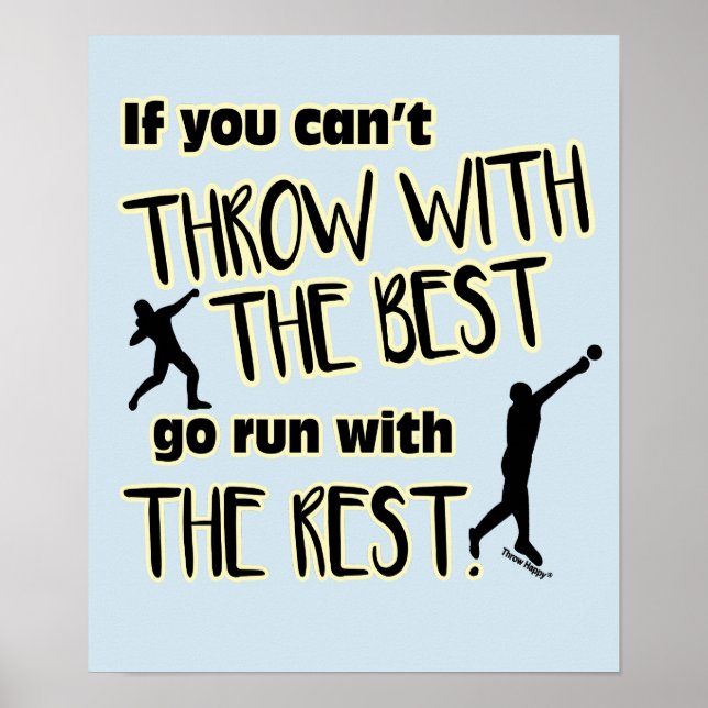 Shot Put Throw With The Best- Poster (Front)