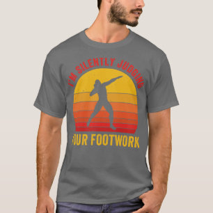Shot Putt Athlete Funny Shot Putter Throwing Footw T-Shirt
