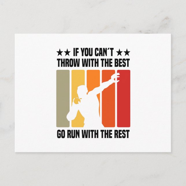 Shot Putter Postcard (Front)