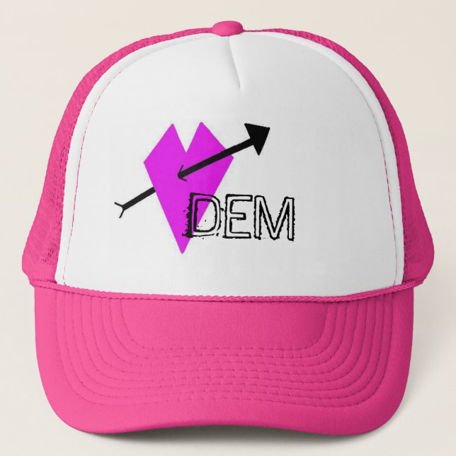 Shot Through The Heart Trucker Hat (Front)