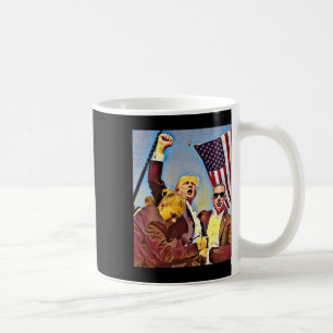 Shot Trump Fight Coffee Mug