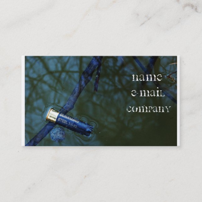 Shotgun Shell Business Card (Front)