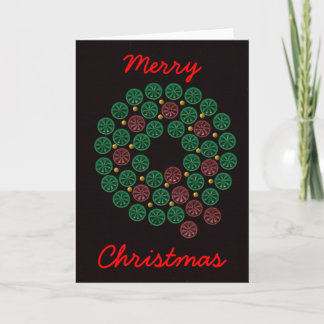 Shotgun Shell Wreath Holiday Card