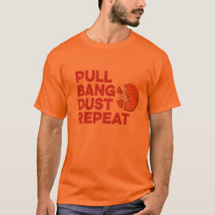 Shotgun SkeetTrap Clay Pigeon Shooting Vintage T-Shirt