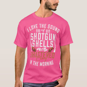 Shotguns Shattered Clay Sports Shooters Clay Pigeo T-Shirt