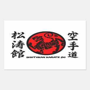 Shotokan adhesive Karate-pity Rectangular Sticker
