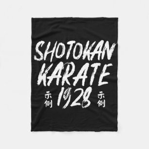 Shotokan Karate 1928 Martial Arts Legacy Fleece Blanket