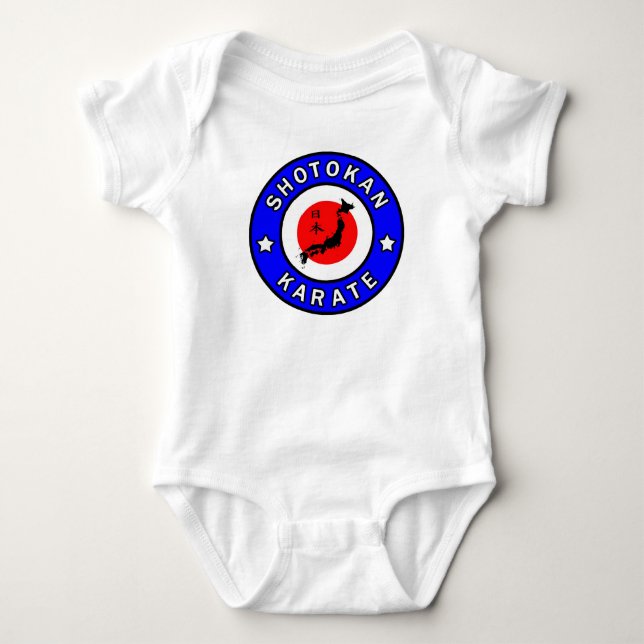 Shotokan Karate Baby Bodysuit (Front)