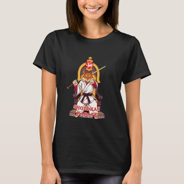 Shotokan Karate Cat T-Shirt (Front)