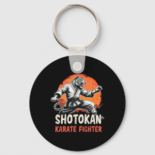 Shotokan Karate Fighter Martial Arts Tiger Funny K Key Ring