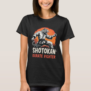 Shotokan Karate Fighter Martial Arts Tiger Funny K T-Shirt