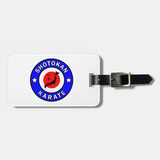 Shotokan Karate Luggage Tag (Front Horizontal)
