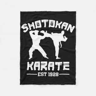 Shotokan Karate Martial Arts Est 1928 Teacher Shot Fleece Blanket