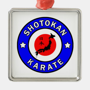 Shotokan Karate Metal Tree Decoration
