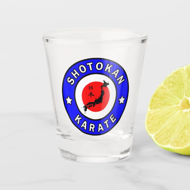 Shotokan Karate Shot Glass (Front)