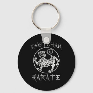 Shotokan Karate Symbol Tiger Dojo Training Kanji V Key Ring