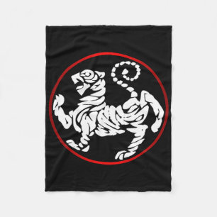 Shotokan Karate Tiger Martial Arts Fleece Blanket