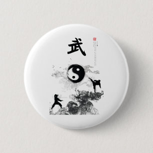 Shotokan Karate Uniform Karate Outfit Karate Calli 6 Cm Round Badge