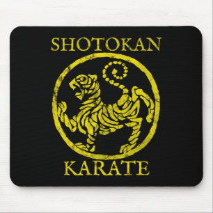 Shotokan Karate Vintage Distressed Karate Gi Logo Mouse Mat
